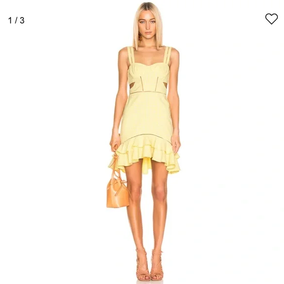 white christmas dresses Simkhai // Cream Cashmere Cut Out Knit Dress – VSP Consignment